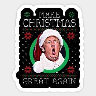 Make Christmas Great Again Sticker